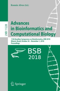 表紙画像: Advances in Bioinformatics and Computational Biology 9783030017217