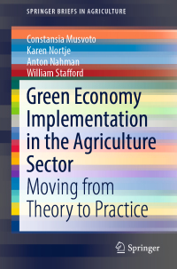 Imagen de portada: Green Economy Implementation in the Agriculture Sector 9783030018085
