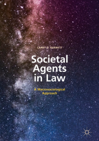 Titelbild: Societal Agents in Law 9783030018269