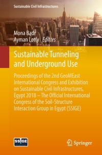 Cover image: Sustainable Tunneling and Underground Use 9783030018832