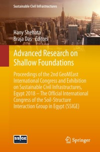 Cover image: Advanced Research on Shallow Foundations 9783030019228