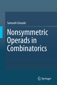 Titelbild: Nonsymmetric Operads in Combinatorics 9783030020736