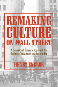 Omslagafbeelding: Remaking Culture on Wall Street 9783030020859