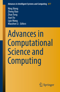 Cover image: Advances in Computational Science and Computing 9783030021153