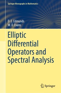 Cover image: Elliptic Differential Operators and Spectral Analysis 9783030021245