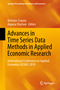 Immagine di copertina: Advances in Time Series Data Methods in Applied Economic Research 9783030021931
