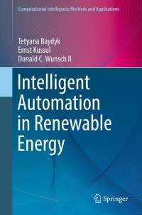 Cover image: Intelligent Automation in Renewable Energy 9783030022358