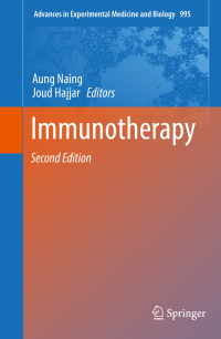 Cover image: Immunotherapy 2nd edition 9783030025045