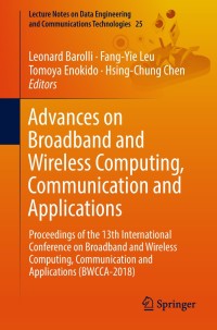 Imagen de portada: Advances on Broadband and Wireless Computing, Communication and Applications 9783030026127