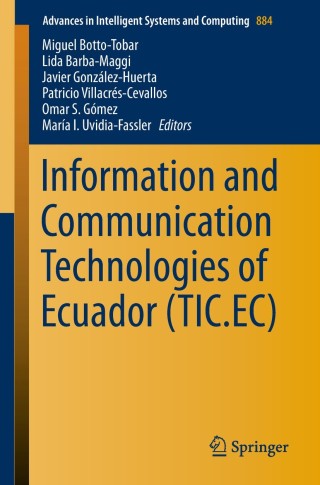 Cover image: Information and Communication Technologies of Ecuador (TIC.EC) 9783030028275