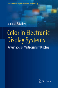 Cover image: Color in Electronic Display Systems 9783030028336