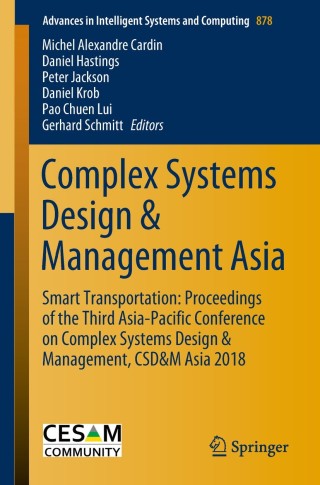 صورة الغلاف: Complex Systems Design & Management Asia 9783030028855