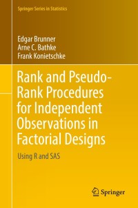 Titelbild: Rank and Pseudo-Rank Procedures for Independent Observations in Factorial Designs 9783030029128