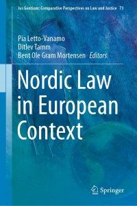 Cover image: Nordic Law in European Context 9783030030056