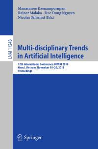 Cover image: Multi-disciplinary Trends in Artificial Intelligence 9783030030131