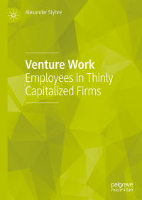 Cover image: Venture Work 9783030031794