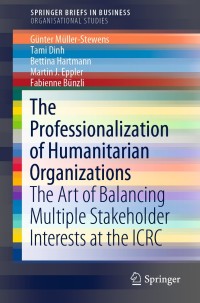 Cover image: The Professionalization of Humanitarian Organizations 9783030032470
