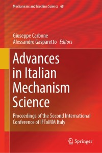 Cover image: Advances in Italian Mechanism Science 9783030033194