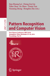 Imagen de portada: Pattern Recognition and Computer Vision 9783030033408