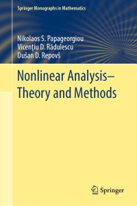 Immagine di copertina: Nonlinear Analysis - Theory and Methods 9783030034290