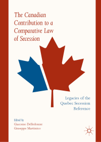 Titelbild: The Canadian Contribution to a Comparative Law of Secession 9783030034689
