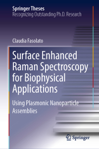Imagen de portada: Surface Enhanced Raman Spectroscopy for Biophysical Applications 9783030035556