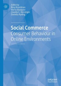 Cover image: Social Commerce 9783030036164