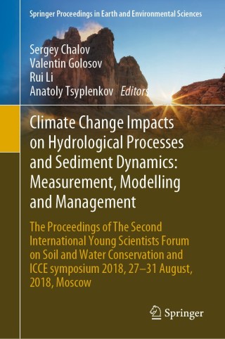 Imagen de portada: Climate Change Impacts on Hydrological Processes and Sediment Dynamics: Measurement, Modelling and Management 9783030036454