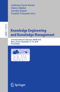 Cover image: Knowledge Engineering and Knowledge Management 9783030036669