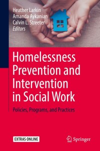 Imagen de portada: Homelessness Prevention and Intervention in Social Work 9783030037260
