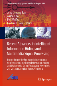 صورة الغلاف: Recent Advances in Intelligent Information Hiding and Multimedia Signal Processing 9783030037475