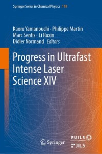 Imagen de portada: Progress in Ultrafast Intense Laser Science XIV 9783030037857