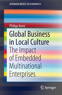 Imagen de portada: Global Business in Local Culture 9783030037970