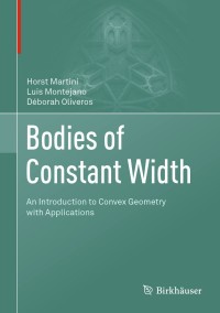 Cover image: Bodies of Constant Width 9783030038663