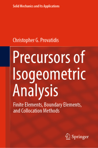 Imagen de portada: Precursors of Isogeometric Analysis 9783030038885