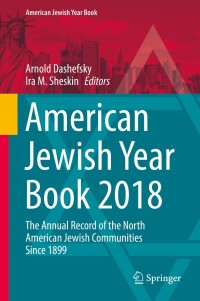Cover image: American Jewish Year Book 2018 9783030039066