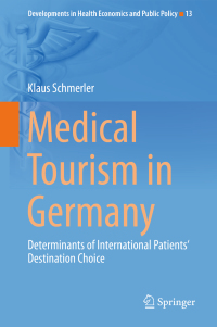 Cover image: Medical Tourism in Germany 9783030039875