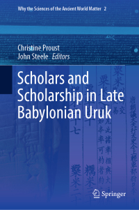 Omslagafbeelding: Scholars and Scholarship in Late Babylonian Uruk 9783030041755
