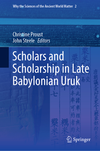 Cover image: Scholars and Scholarship in Late Babylonian Uruk 9783030041755