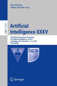 Cover image: Artificial Intelligence XXXV 9783030041908
