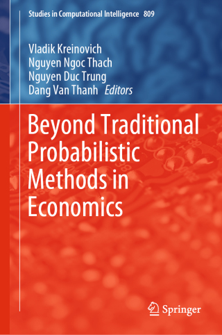 Imagen de portada: Beyond Traditional Probabilistic Methods in Economics 9783030041991