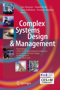 Cover image: Complex Systems Design & Management 9783030042080