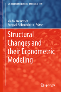 Immagine di copertina: Structural Changes and their Econometric Modeling 9783030042622