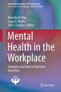 Titelbild: Mental Health in the Workplace 9783030042653