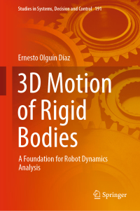Imagen de portada: 3D Motion of Rigid Bodies 9783030042745