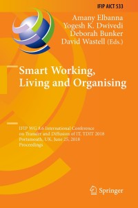 صورة الغلاف: Smart Working, Living and Organising 9783030043148