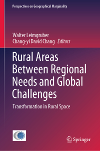 Cover image: Rural Areas Between Regional Needs and Global Challenges 9783030043926