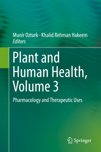 Cover image: Plant and Human Health, Volume 3 9783030044077