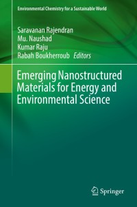 Imagen de portada: Emerging Nanostructured Materials for Energy and Environmental Science 9783030044732
