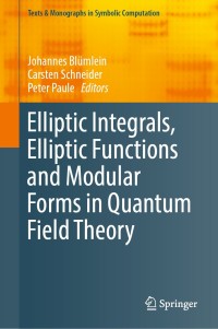 Imagen de portada: Elliptic Integrals, Elliptic Functions and Modular Forms in Quantum Field Theory 9783030044794